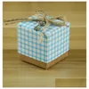 Gift Wrap Wrapnjoy Treat Boxes - Elegant Cardboard Packaging For Soap Jewelry Baby Shower Eco-Friendly With Jute Rope Drop D Dhiux