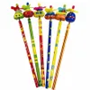 Pencils 36pcs/lot Cartoon Creative Windmill Animal Pencil Four Design Selections Stationery gift wholesale