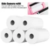 Papper 10 Rolls/Lot 57*25mm Thermal Paper White Children Camera Instant Print barnkamera Utskriftspapper Bytesutrustningstillbehör delar