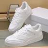 Mens Womens Ct-07 Cow Leather Low Cut Lace Up Casual Shoes Sports Shoes White Black Gray Blue Fabric Lining Circular Designer Sneakers 38-44