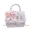 Сумки Детский мини-кошелек Симпатичные цветочные сумки через плечо для маленьких девочек Сумка для монет Tote Clutch Bag Toddler Wallet Hand 230628