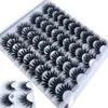 False Eyelashes 220 pairs 825mm fake 100% Mink Lashes Natural Dramatic Volume Extension 230627