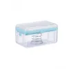 New Plastic Soap Holder Light Luxury Multi-function Soap Box Soap Dish With Drain Water Soap Box Drain Holder Creative