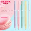 Ручки 2pcs Japan Zebra jjz66 Macaron Limited Gel Pen Blen Quickdrying Low Center снижения гравитационной вибрации Push Pun 0,5 мм