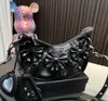aşk mektubu ayna çapraz vücut üst çanta bayan Çanta ile Klasik kadın motosiklet çantaları 5A Tasarımcı Omuz Çantası moda