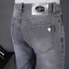 Designer di jeans da uomo Focus su high-end autunno 2022 nuovi jeans business di lusso micro elastico slim fit piccolo tubo dritto BJUZ