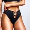 Otras bragas WHPC Bragas de mujer Ropa interior de mujer sexy Correa Bragas huecas para mujer Moda Círculo Bikinis Bragas Cintura media Lencería femenina