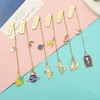 Bookmark 30 pcslot Kawaii Little Prince Bookmarks For Book Cartoon Metal Pendant Binder Clips Letter Paper Clip Office school Supplies 230627