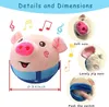 ElectricRC Animals 999Songs Süße Musik, singend, sprechend, elektronisches Plüsch-Babyspielzeug, hüpfendes Schwein, Haustiere, USB-Schallplatte, sprechendes Geschenkspielzeug für Kleinkinder, Kinder 230627