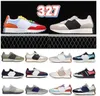 Skor 327 Löpskor Sneakers n Blue Camel White Grey Grass Green Sea Salt Red Bean Milk Dark Grey Womens Jogging Walking 240305