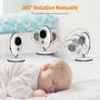 Baby Monitor HD Night Vision Dwukierunkowa rozmowa audio IR 24H Przenośna kamera dziecięca VB605 Wireless 2.4-calowe wideo LCD Pataly Nanny Baby L230619