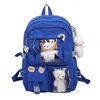 Schultaschen, japanischer High-School-Mädchen-Rucksack, Schultaschen für Mädchen im Teenageralter, mehrere Taschen, Kawaii-Rucksack für Damen, Harajuku, niedlicher Mochila 230627