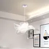 Lampade a sospensione Art Flower Chandelier Nordic Simple Modern Restaurant Creative Decorative Pandant Calda romantica illuminazione a soffitto per interni