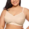 Sutiãs íntimos para gestantes Gratlin Plus Size de algodão sem fio para amamentação Softcup feminino Roupa íntima para dormir Amamentação Lingerie para grávidas F G 230628