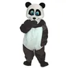 Tamaño de adulto de alta calidad Super Lindo Lindo Blue Panda Mascot Disfraz de carnaval Rendimiento Rendimiento de rendimiento disfrazado personalizado