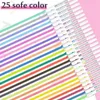 Markers 1525 Colors Cute Double Head Highlighter Pen Art Marker Japanese Sofe Color Fluorescent School Office Stationery 230627