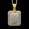 Niestandardowe 100% 14K Gold Moissanite Diamond Out Bling Pendant Mans Hip Hop Biżuteria