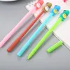 Stylos 40 pcs de papeterie créative dinosaure chef de gel mignon caricaturé apprentissage du bureau à eau stylo kawaii