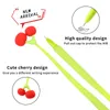 Stifte 12pcs/Bulk Kreative Funny Pens Cherry Fruit süßer Kawaii Kugelwechsel zurück in die Schule Blau Ink Stationery Store cooles Stuff Ding Kit Kit