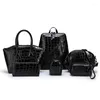 Abendtaschen Weibliche Tasche 2023 Klassische elegante und bequeme Damenhandtasche Schulterset Sechs Sets