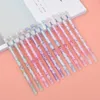 ペン144 PCS/ロットKAWAII UNICORN ERASABLE GEL PEN COUTE 0.5mm Signature Pensプロモーションギフトオフィス学用卸売