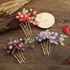 Hair Clips Muylinda Glasses Flower Comb For Women Vintage Hairs Jewerly Accessories Girlfriend Birthday Gifts 3 Colors Available