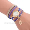 손목 시계 100pcs/lot 920631 패션 relojes de mujer 도매수 드랩 손목 여성을위한 레이디 팜므 랩