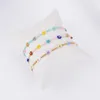 Bracelet de perles de riz brin petite marguerite tissage à la main bohême motif de Force élastique courant de marée simplicité perlée