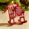 New Craft Xmas Tree Hanging Decor 3 Pcs Set Desktop Decoration Wooden With Meaningful Tag Sign Home Decor Home Decoration Mini