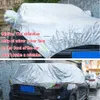 Covers Half voor SUV 4X4 4WD Waterdichte Outdoor Auto Top Hood Sneeuw Zon Regen Stof UV Bescherming Auto Body Cover UniversalHKD230628