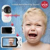 4,3 Zoll Wireless Video Baby Monitor mit Fernbedienung Schwenk-Neige-Kamera Zwei-Wege-Gegensprechanlage Auto Nachtsicht Kinder Sicherheit Überwachung L230619