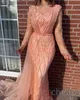 Aso Ebi Mermaid Sexy Prom Платье с блестками шнурки вечернее формальное вечеринка второй прием за день рождения подружки невесты платья с платьями