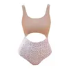 Vrouwen Badmode 2023 Sexy Een Stuk Badpakken Vrouwen Push Up Monokini Slanke Badpak Bloemen Bodysuit Beach Wear Vrouwelijke badpak