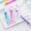 Pennen 24 PCS/Lot Multicolor Unicorn Flamingo Dinosaur Ballpoint Pen Cute 10 Colors Ball Pens Material School Schrijfbenodigdheden