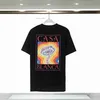 Herren T-Shirts Casablanca T-Shirt Designer T-Shirts Herren 100 % Baumwolle Kurzarm Street Style Herren T-Shirt Casablanca T-Shirts US-GRÖSSE S-XXL Z23628