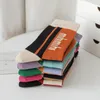 Chaussettes pour femmes lettre de mode pour femmes contraste bas de printemps tube intermédiaire confortable automne et hiver sports de rue