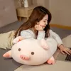 Plush Pillows Cushions 405060cm Cute Stuffed Pig Toys Kids Cushion Pillow Bedroom Soft Sofa Calm Animal Dolls Children Birthday Gift 230628