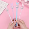 Pennor 24 datorer Söt kreativ relaxation Rabbit Eared Dice Gel Pen Fun Student Decompression Signature Pen Writing Tools Stationy Pen Pen