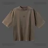 T-shirts pour hommes Designer s Classic Wests T-shirt Three Party Joint Peace Dove Imprimé Eau de lavage Manches courtes High Street Hommes et femmes Yzys Tees Z23628