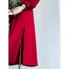 Ethnic Clothing Vintage Burgundy Women Qipao Plus Size Cheongsam Chinese Dress Elegant Temperament Banquet Evening Party Sexy Prom