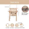 Swings Jumpers Bouncers 9 Style Baby Garden Swing Chair Wooden Children Kindergarten Toy Outdoor Safety ParentChild Interactive Toys Kids Product 230628