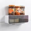 Организация хранения на кухне Настенная коробка для приправ Соль Перец Подставка для специй Сахар для наборов гаджетов Органайзер и контейнер Инструмент 230627