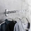 Cintres Racks Porte-vêtements Cintre mural En acier inoxydable Gain de place à l'intérieur pour les vêtements 230627