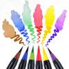 Markörer 20/24/48 Färger Akvarell Brushen Pen Set Premium Soft Tip Ritningsmarkörer Målare Pinceles Acuarela Waterbrush Art Supplies
