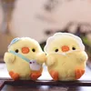 Bambole di peluche 1pc Cute Little Yellow Chicken Pendant Toy Doll Net Red Chick Mini Bag Portachiavi 230628