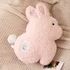 Peluche Cuscini Cuscini ZU 45cm Lucky Purple Elephant White Dog Toys Kawaii Pink Rabbit Throw Pillow Cute Chair Sofa Back Gift For Girl 230628