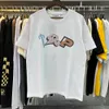 1035# 2023 Ny Trapstar London Leopard tryckt kortärmad t-shirt män 100% bomull Löst stora storlekar