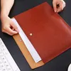 Mapp A4 Business Leather Document Bag stor kapacitet Portable File Bag Highgrad Waterproof Portfas File Pocket Documents Pouch