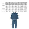 Clothing Sets 2023 Custom Toddler Kids Ribbed Knitting Pajamas Solid Cotton Winter Lounge Boy Girl Casual Pyjamas Children Warm Sleepwear 230627