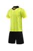 Respirant Quick-Drying Factory Wholesale Light Board Football Arbitre Vêtements Chemise unique à manches courtes pour adulte Match de football Arbitre C